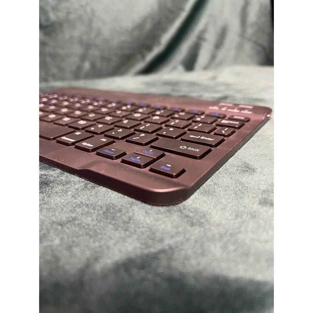 Ultra Slim Wireless Bluetooth Keyboard Model BT03 Black for iOS Android Windows